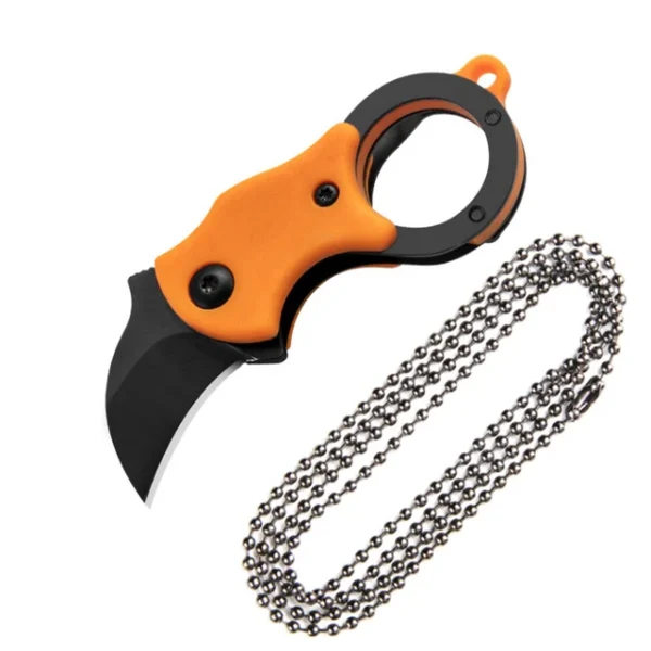 EDC Hiking Camping Mini Folding Claw Knife Outdoor Survival Portable Stainless Steel Knife Keychain Pocket Knife.jpg 640x640