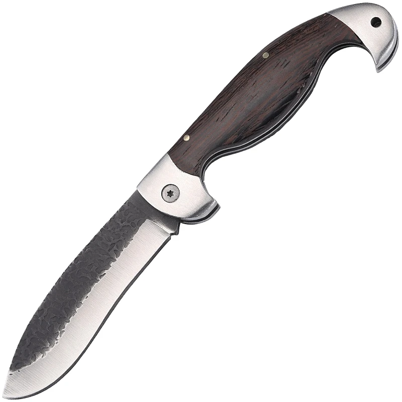 High Hardness Folding Knife Survival Tactical Knife Outdoor Camping Hiking Hunting Pocket Knives Nylon Sheath Self