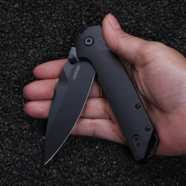 KS 2038 AXIS Foldable D2 Steel Blade Aluminum Alloy Handle Outdoor Fishing Camping Fruit Knife EDC 2