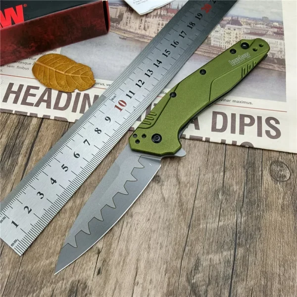 Kershaw 1812 Dividend Folding Pocket Knife 3 Drop Point Blade Outdoor Hunting Camping Survival Mini Knives 1