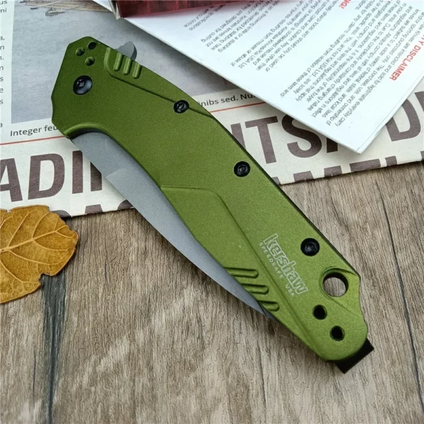 Kershaw 1812 Dividend Folding Pocket Knife 3 Drop Point Blade Outdoor Hunting Camping Survival Mini Knives 4