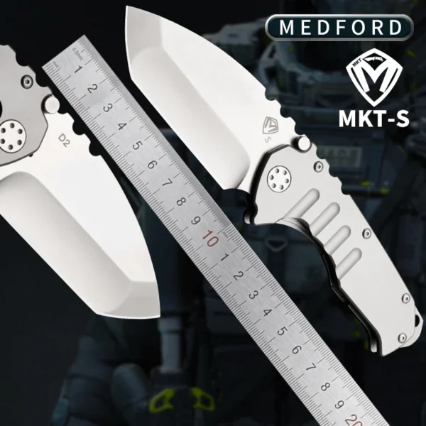 MKT D2 Steel Heavy duty folding knife Emergency rescue tool Camping hunting knife Sharp fruit knife 2