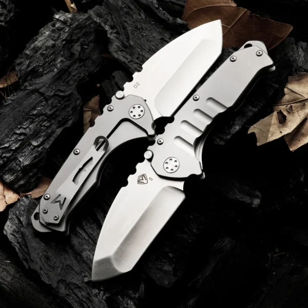 MKT D2 Steel Heavy duty folding knife Emergency rescue tool Camping hunting knife Sharp fruit knife 5