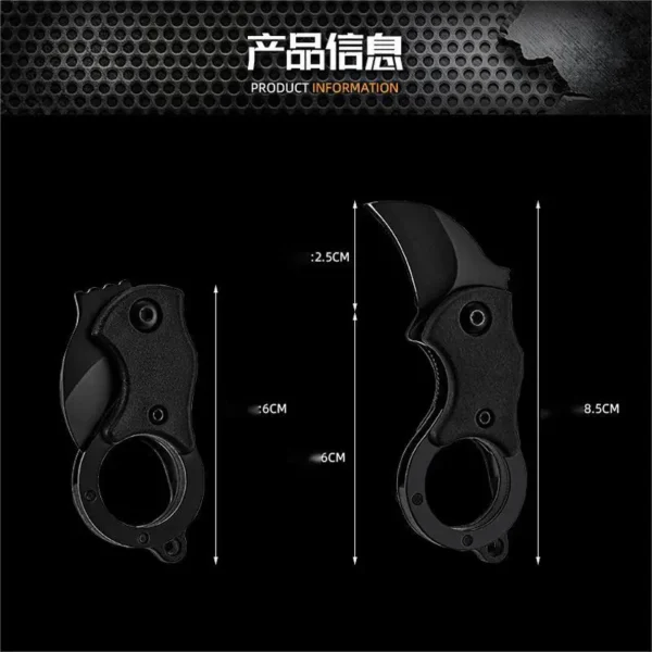 Outdoor Multi function Survival Mechanical Claw Knife Folding Knife High Hardness Self defense Portable Claw 5