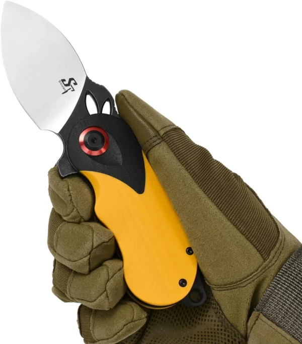 Sitivien ST159 Folding Knife K110 Steel Blade G10 Handle EDC Tool Pocket Knife for Working Outdoor 4