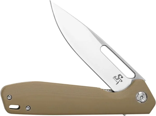Sitivien ST801 Folding Knife 8Cr18Mov Steel Blade G10 Handle Pocket Knife EDC Tool Knife for Working 3