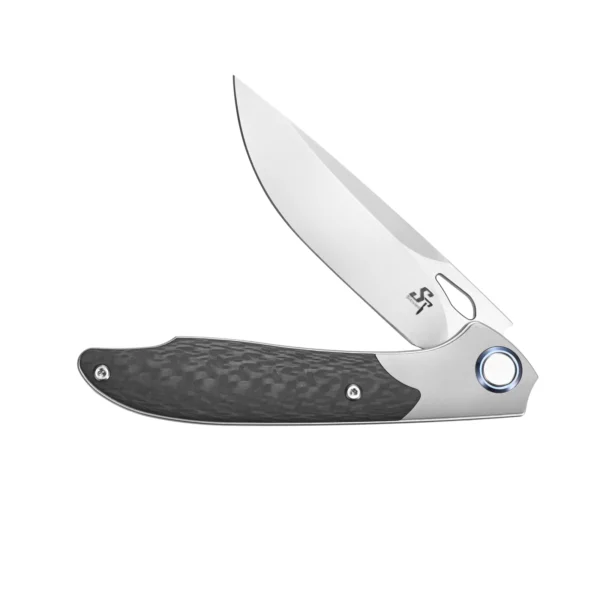 Sitivien ST990 Pocket Knife S35VN Steel Blade Titanium Carbon Fiber Handle EDC Tool for Outdoor Camping 3