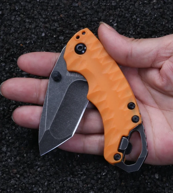 8Cr13Mov Kershaw 8750 Mini Pocket Folding Knife Army Combat Knife Camping Survival Practical EDC Cutting Multi 2