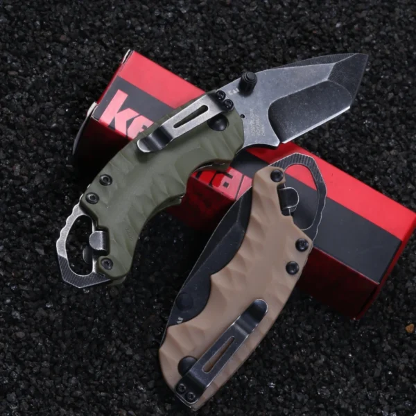 8Cr13Mov Kershaw 8750 Mini Pocket Folding Knife Army Combat Knife Camping Survival Practical EDC Cutting Multi 4