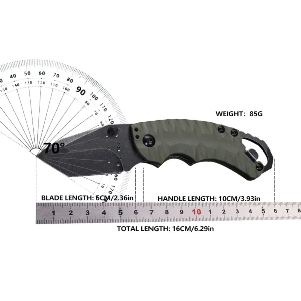 8Cr13Mov Kershaw 8750 Mini Pocket Folding Knife Army Combat Knife Camping Survival Practical EDC Cutting Multi 5