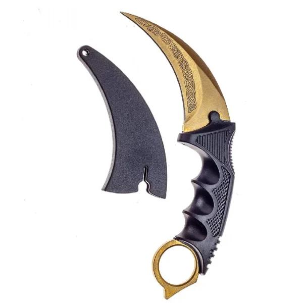 Cs go Karambit Knife Hunting Camping Pocket Knife Survival Tactical Outdoor EDC Tools Fixed Blade csgo 4