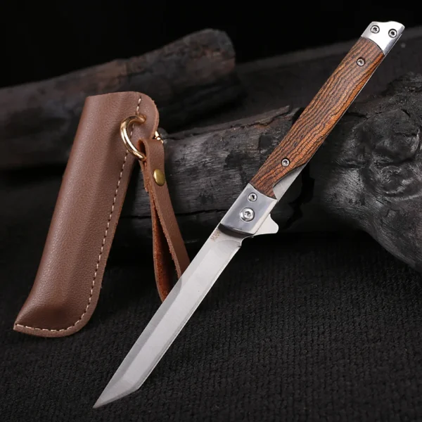 Folding Knife Damascus Survival Knife Tactical Camping Hunting Knife Self defense Pocket Knives Outdoor Tool With 3