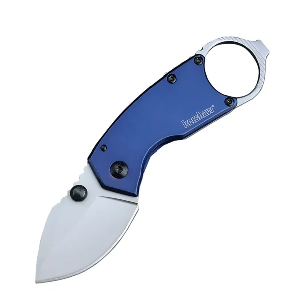 Kershaw 8710 Mini Folding Pocket Knife Bead Blast Drop Point Blade Outdoor Camping Tools EDC Self