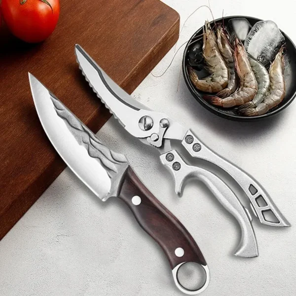 Kitchen Chef Knife 5Cr15 Forged Stainless Steel Bone Chopping Meat Cleaver Vegetables Slicing Butcher Knife Chicken 3