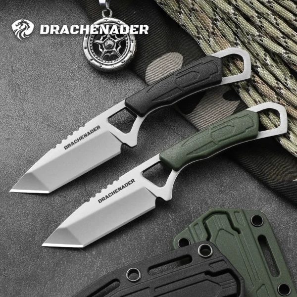 Outdoor Neck Knife Tactical Fixed Blade Small Hunting Knife with Sheath Camping Survival Pokcet Knives EDC 3