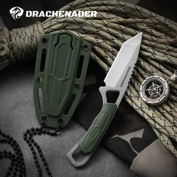 Outdoor Neck Knife Tactical Fixed Blade Small Hunting Knife with Sheath Camping Survival Pokcet Knives EDC