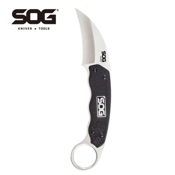 SOG GAMBIT Fixed Blade Knife Tactical Karambit EDC Outdoor Camping Self Defense Tools Cutter Pocket Hunting 1