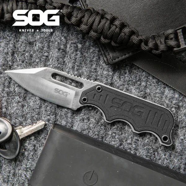 SOG Instinct Neck Fixed Knife Portable Tactical Pocket Knives Outdoor daicamping Self Defense Hand Tools EDC 1