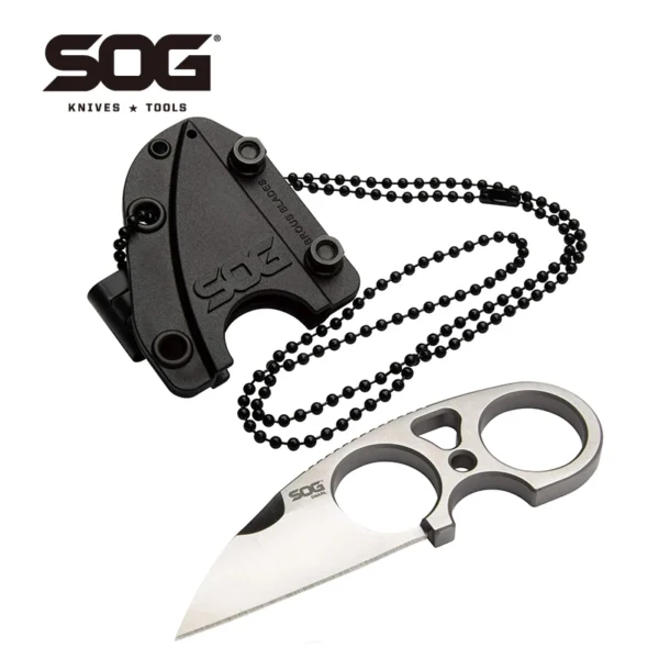 SOG SNARL Fixed Blade Knife EDC Mini Tactical Self Defense Survival Hand Tools Cutter Camping Pocket