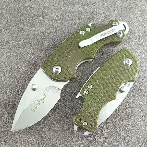 Stainless Steel Outdoor Folding Knife Portable EDC Camping Pocket Knife Multi purpose Fruit Knife for Hiking 2