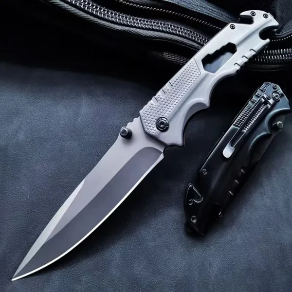 1PC outdoor high hardness folding knife EDC portable pocket knife suitable for camping hiking survival knives 2
