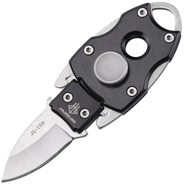 2in1 Fidget Spinner Knife EDC Outdoor Folding Knife Mini Carry on Pocket High Hardness Self defense