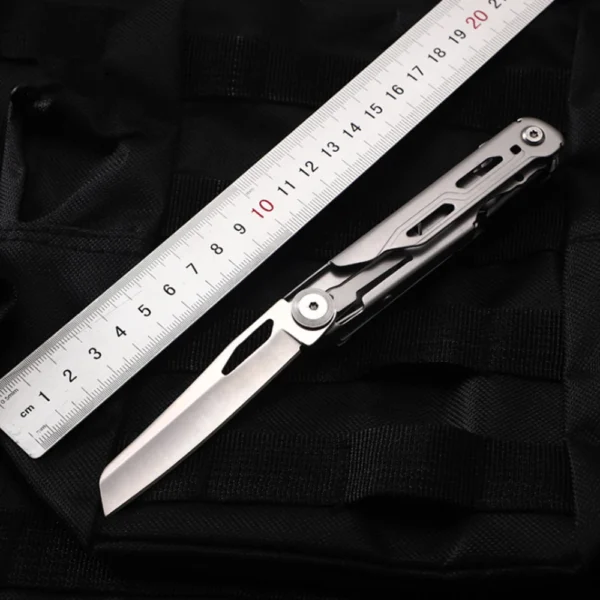 440 Multi tool Hunting Folding Knife Tool Screwdriver Keychain Tactical Knife Pocket Fold Mini Gear Outdoor 5