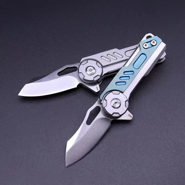 Caressolove Mini M390 Folding Knife EDC Portable Keychain Pendant Pocket Knife Express Unpacking Box Cutter Small 2