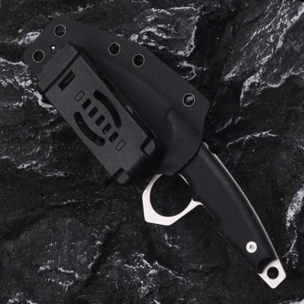 Edc Tactical Fixed Blade Knife Outdoor Pocket Knife G10 Handle Kydex Sheath Camping Tools High Hardness 2