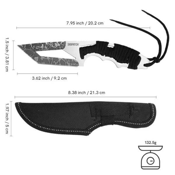 Fixed Blade Knife with Non slip Handle Survival Hunting Camping Tactical Outdoor Knife EDC Tool 1