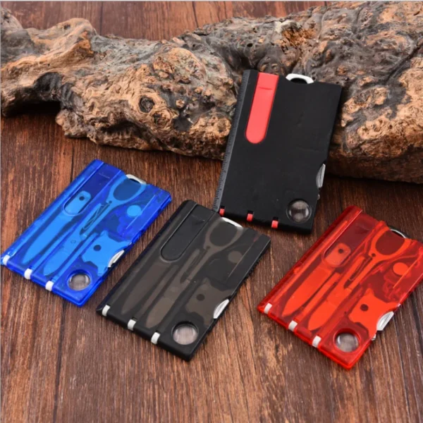 HOT 12 In 1 Pocket Credit Card Portable Multi Tools Outdoor Survival Camping Equipment 1 Box 1