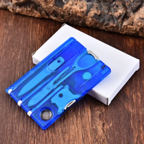 HOT 12 In 1 Pocket Credit Card Portable Multi Tools Outdoor Survival Camping Equipment 1 Box