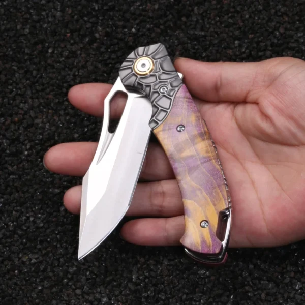 M390 steel Tactical Folding Pocket Knife EDC Utility Tools for Hiking Self Defence Hunting 3
