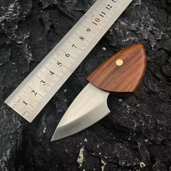 Mini Self Defense Wooden Pocket Knife High Hardness Sharp Blades Camping Tourist Knife Portable Survival Gadgets 1