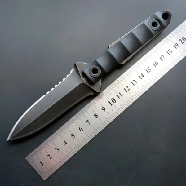 Eafengrow C1290 Straight Knife D2 steel stone Wash Surface Blade tool Hunting Knife Outdoor Camping EDC 1