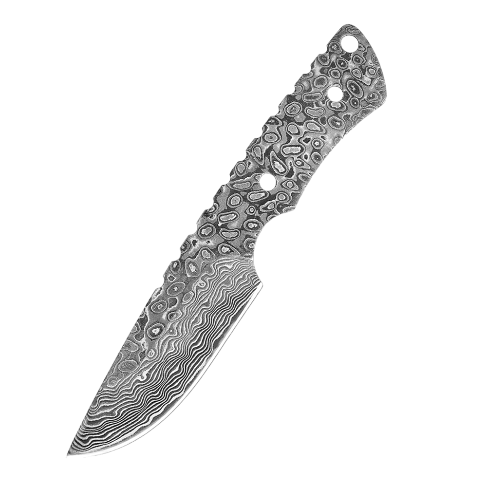 Integral Damascus steel blank blade Fixed Blade pocket knife blanks Outdoor knife Personalised custo