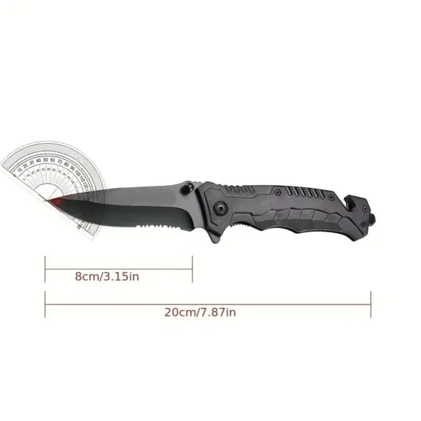 PLYS portable fruit knife stainless steel multi function knife high hardness pocket knife sharp carry folding 4