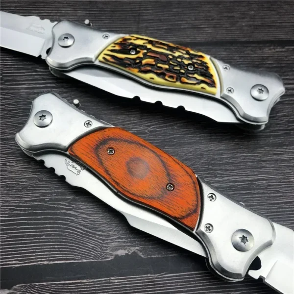Russian Stainless Steel AU TO Folding Blade Knives Self Defense Knife Hunting Knife Camping Survival Knife 3