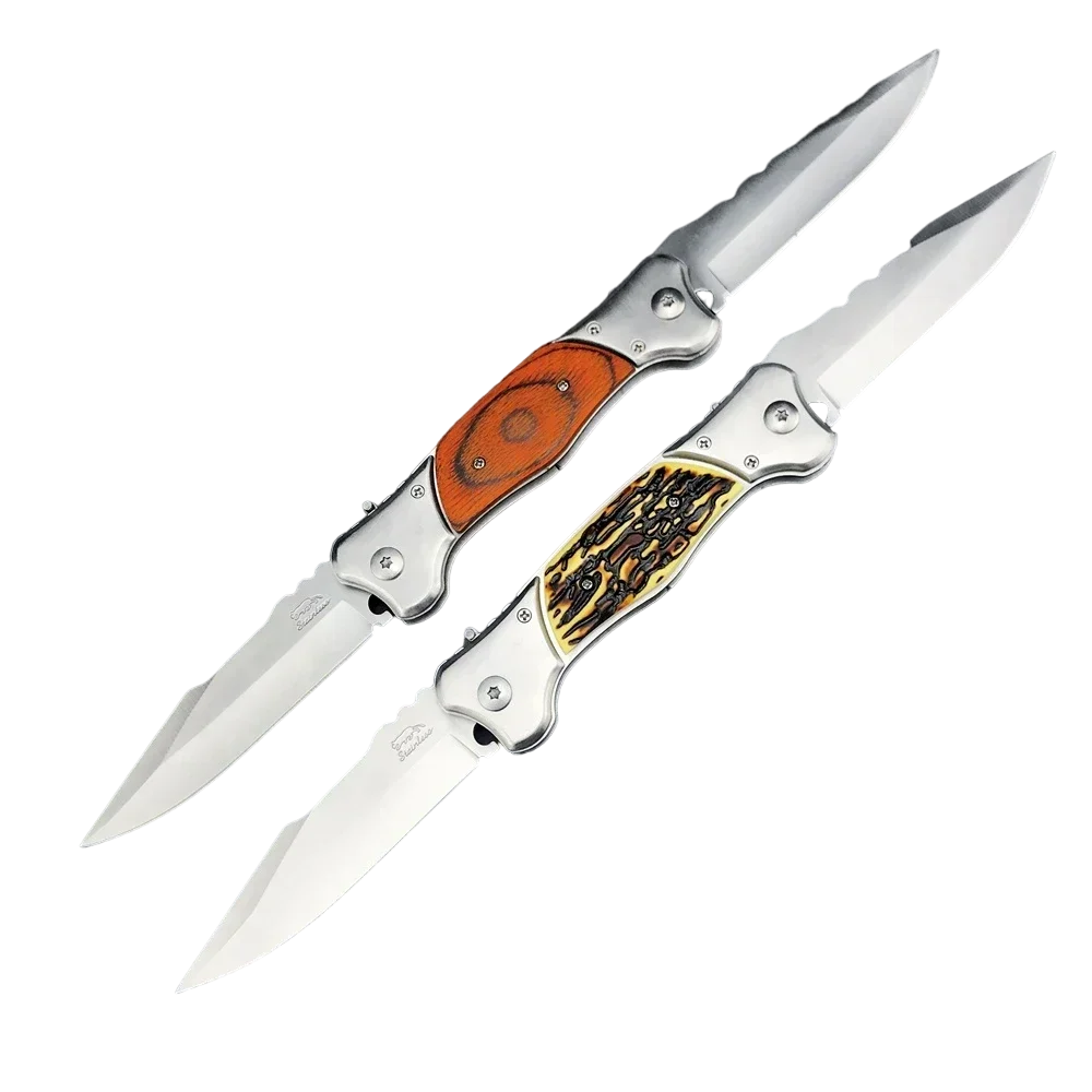 russian stainless steel auto folding blade knive