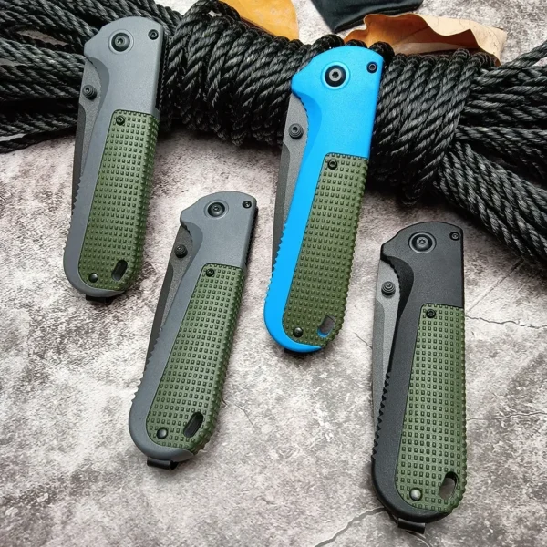 430BK Redoubt Folding Knife Survival Knife D2 Blade G10 Handle Outdoor Camping Multi purpose Hunting Tool 4