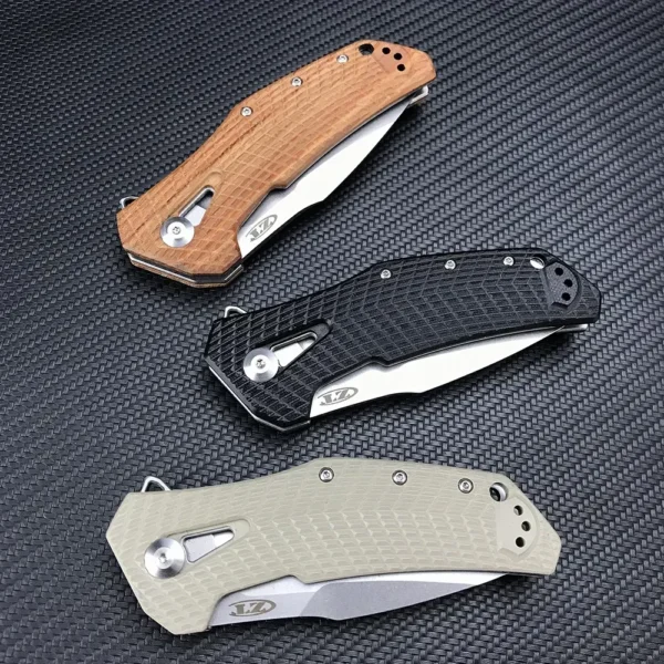 8Cr13Mov Blade Tactical Hunting Jackknife ZT 0308 Outdoor Rescue Survival Camping Tool Folding Pocket Knife With 3