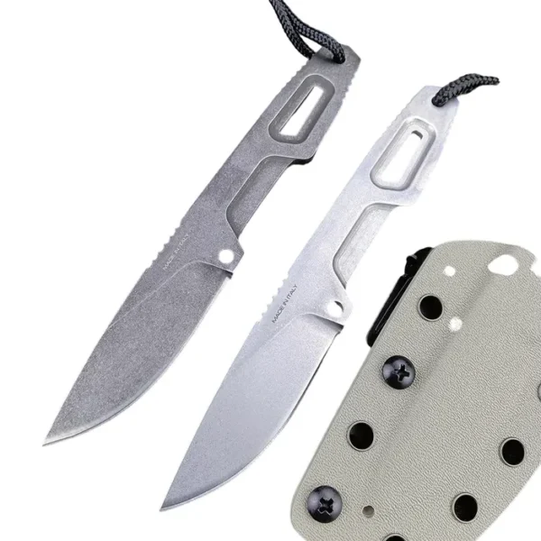 SATRE Fixed Blade Knife Small Outdoor Tactical Hunting Tools D2 Steel Survival EDC Pocket Knives Sel 3