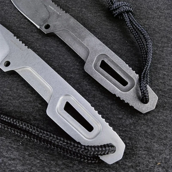 SATRE Fixed Blade Knife Small Outdoor Tactical Hunting Tools D2 Steel Survival EDC Pocket Knives Self 4
