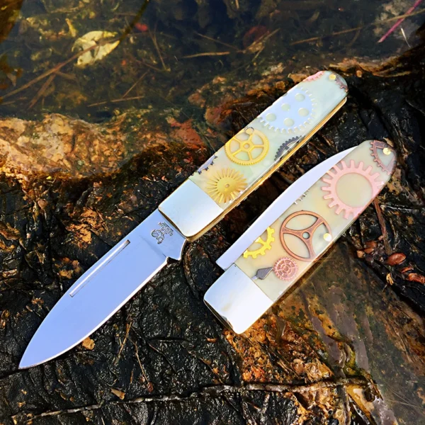 Slip Joint Folding Blade Pocket Knives Classic Traditional Hunting Fishing Camping Tactical High quality 5