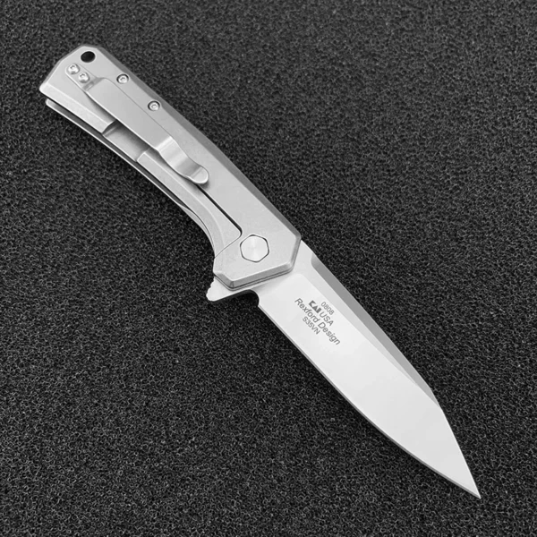 ZT 0808 pocket knife Outdoor folding knife self defense knife D2 Steel Blade High hardness portable 1