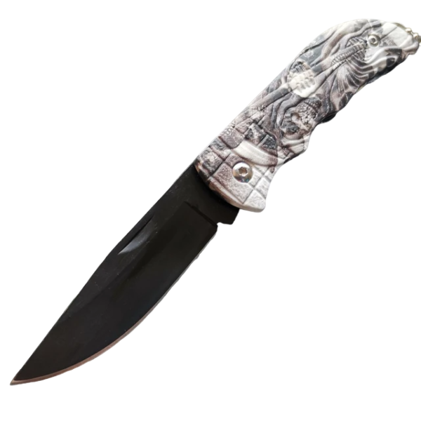 doom blade portable stainless steel folding knife