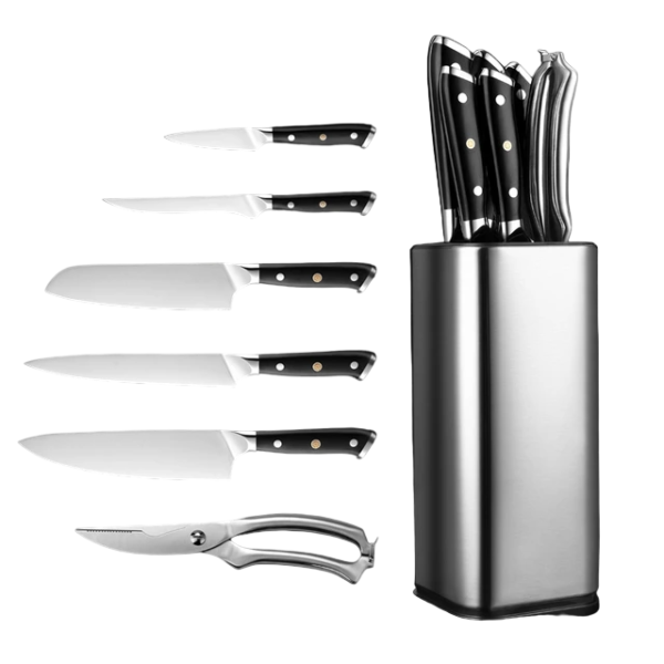 xituo high grade 8 piece kitchen chef knife set