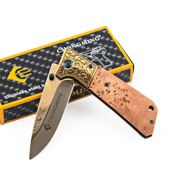 Creative Outdoor Survival High Hardness Folding Knife Home Daily Wilderness Portable Self Defense Tactical Multifunction Knives 3