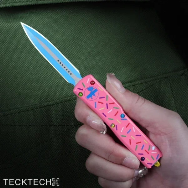 MICRO UTX 70 KNIFE MICRO ULTRA MINI OTF TECH KNIFE UTX70 UTX 70 EDC Self Defense 4