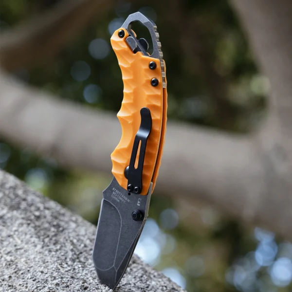 Multi functional Pocket Folding Knife With Bottle Opener Portable For Outdoor Camping Hiking Rock Climbing 1